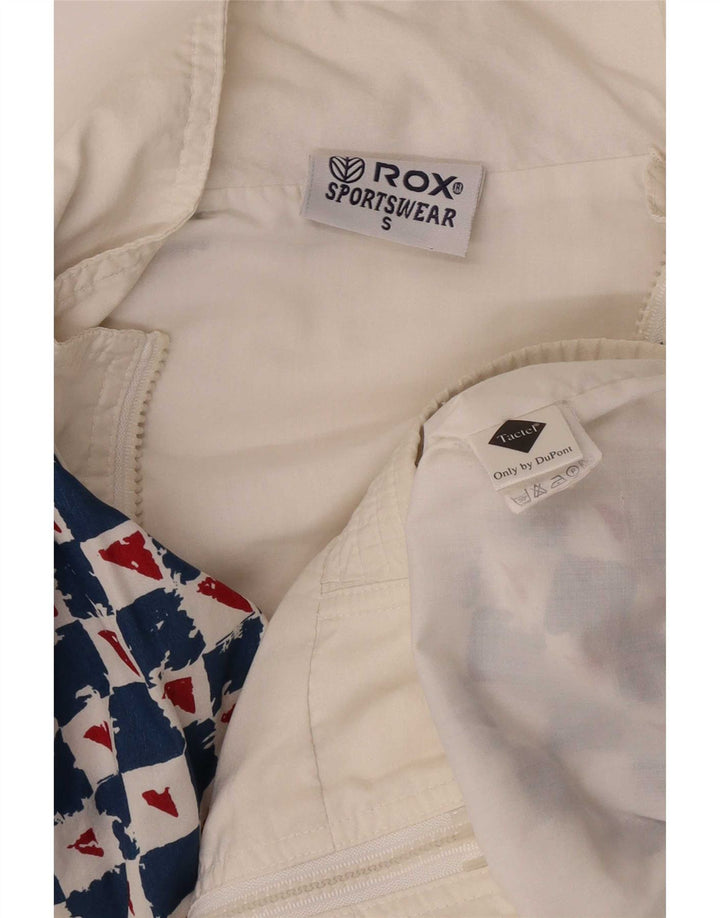 Ανδρική φόρμα Tactel Top Jacket Μικρό Λευκό Γεωμετρικό Πολυαμίδιο