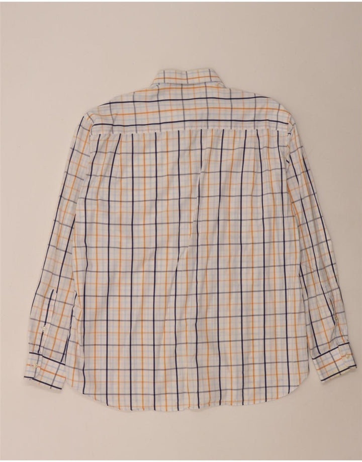 Ανδρικό πουκάμισο Paul & Shark 44 XL White Check Cotton