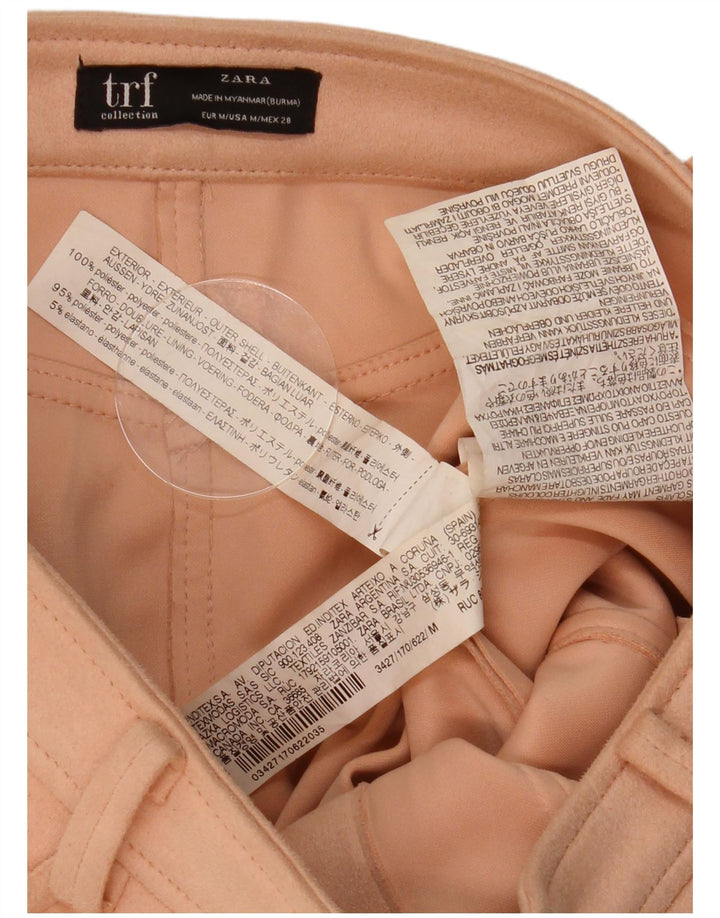 Zara Γυναικεία Μίνι Φούστα Medium W28 L15 Beige Polyester