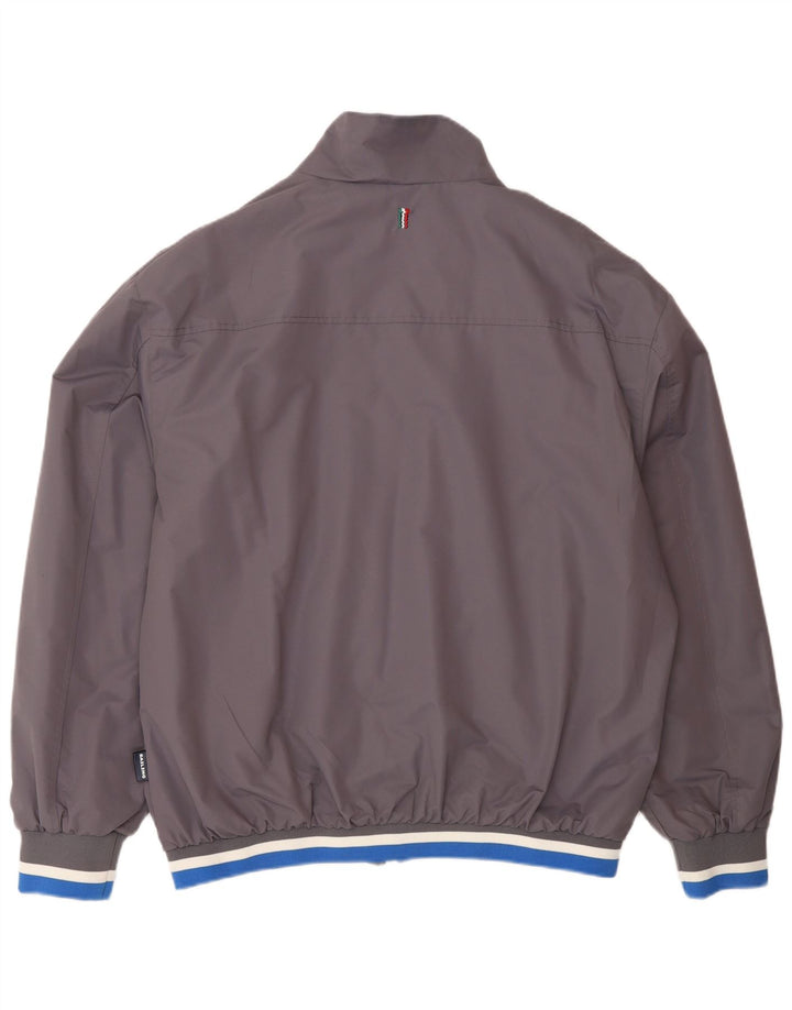 Kappa Mens Bomber Jacket UK 46 3XL Γκρι