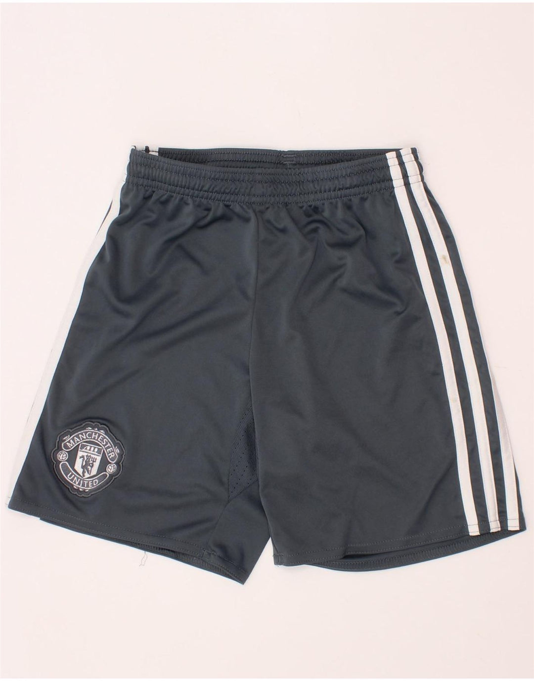 Αθλητικά σορτς ADIDAS Boys Manchester United 9-10 ετών Γκρι Πολυεστέρας