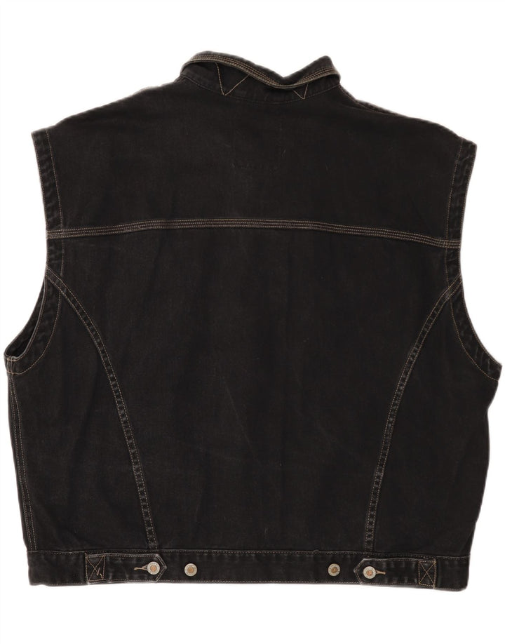 PADDOCK'S Ανδρικό Τζιν Gilet EU 48/50 XL Μαύρο βαμβακερό