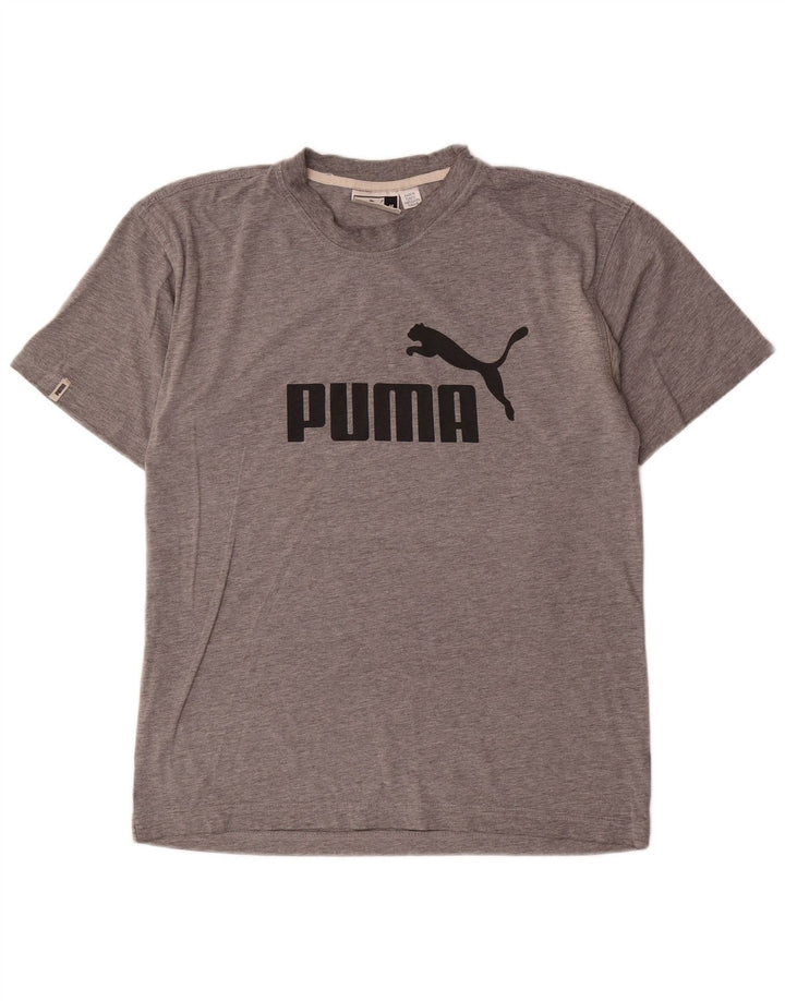 Ανδρικό γραφικό μπλουζάκι Puma Top Medium Grey Flecked
