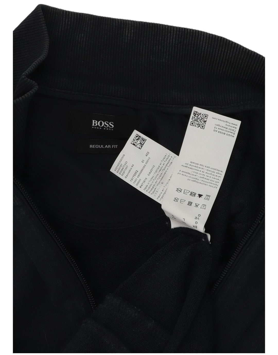 Ανδρική φόρμα Hugo Boss Regular Fit Top Jacket Large Navy Blue από βαμβάκι
