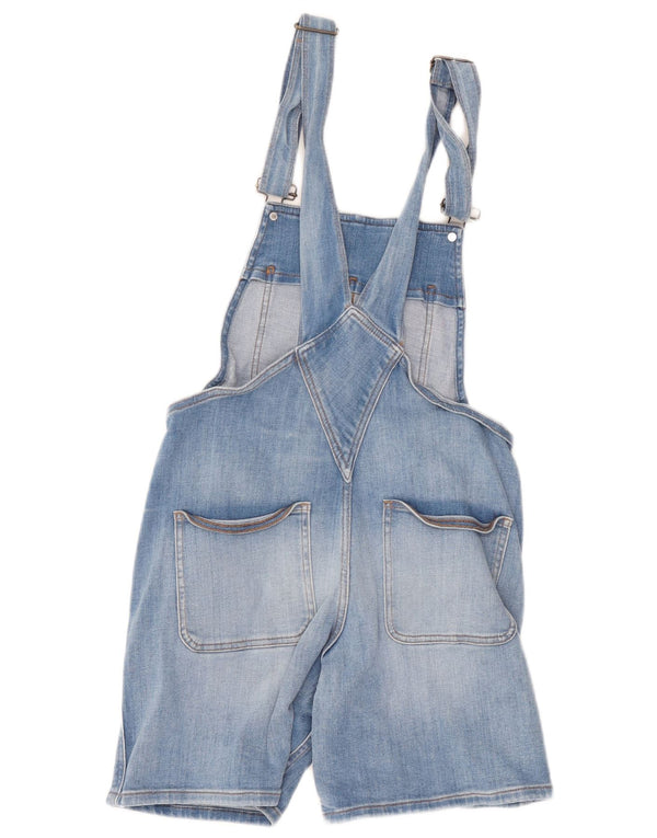 Γυναικείο τζιν σορτς UK 10 Small W30 Μπλε βαμβακερό Dungarees
