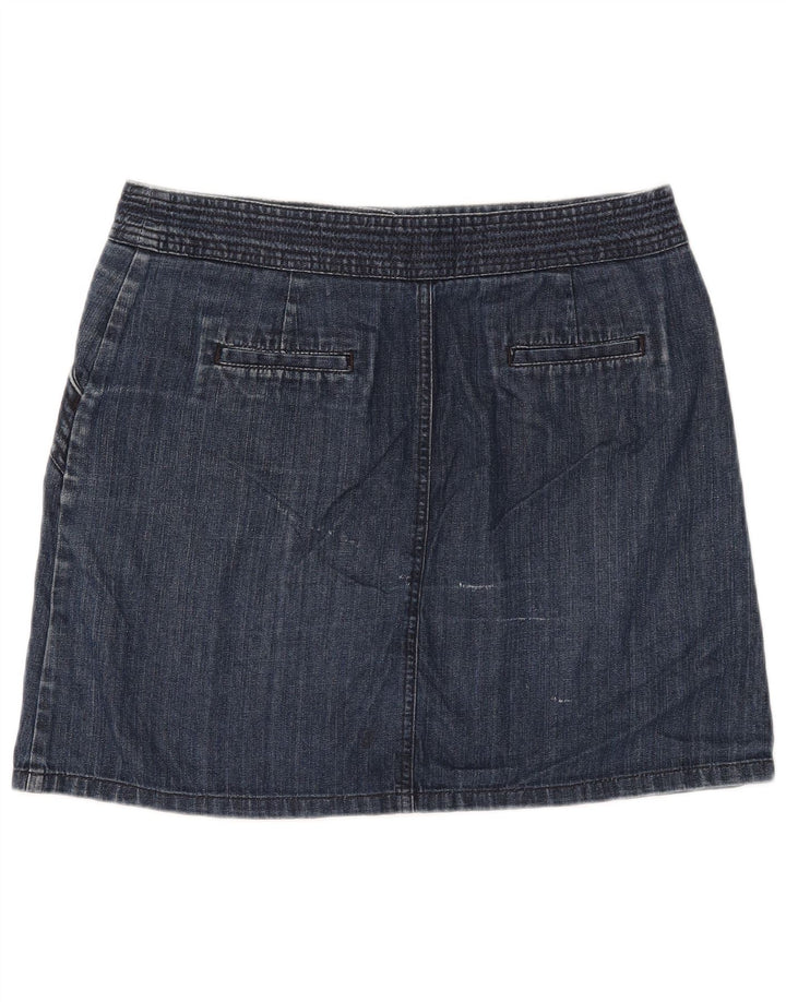 BODEN Γυναικεία τζιν φούστα UK 14 μεγάλη W32 Navy Blue βαμβακερή