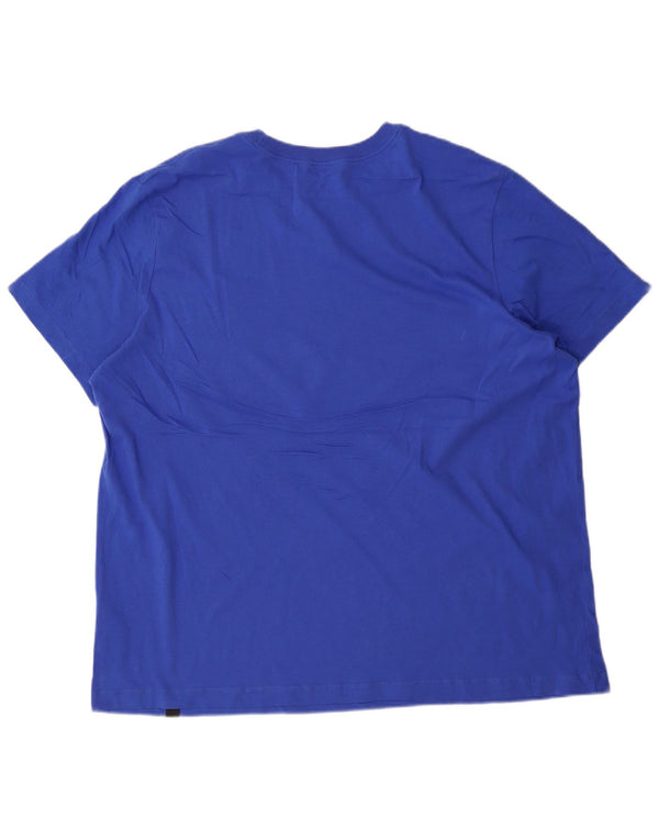 Ανδρικό γραφικό μπλουζάκι Nike 2XL Μπλε βαμβακερό