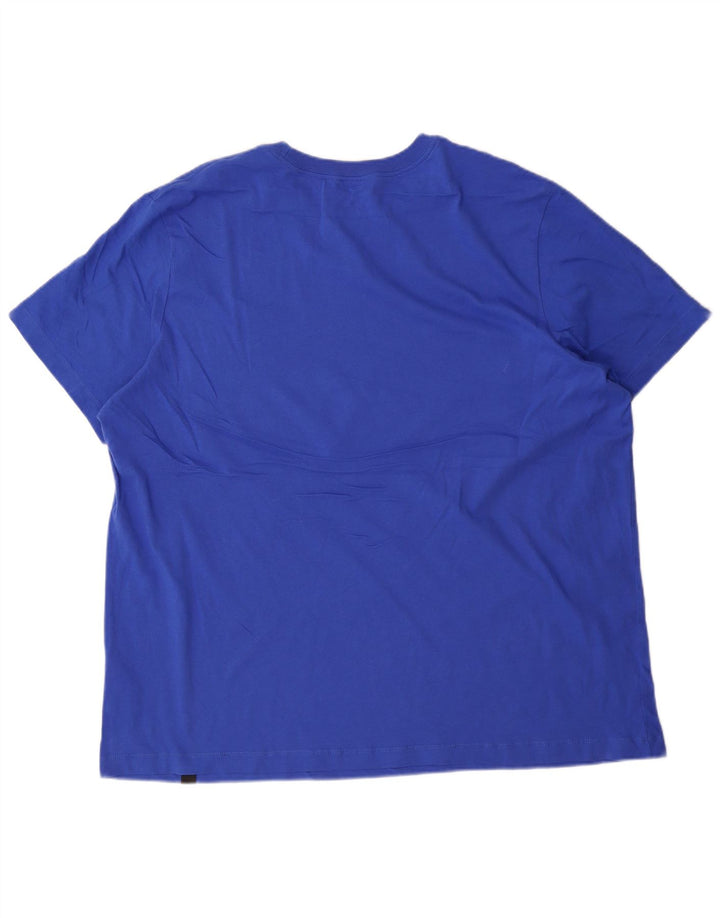 Ανδρικό γραφικό μπλουζάκι Nike 2XL Μπλε βαμβακερό