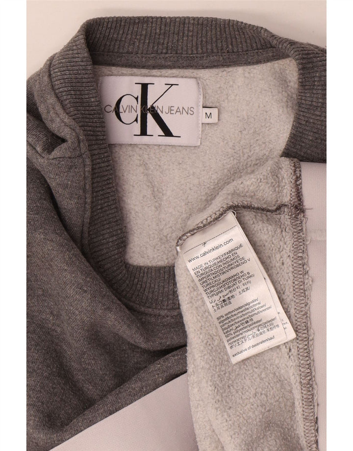 Γυναικεία φούτερ Calvin Klein Jeans Crop Jumper UK 14 Medium Grey