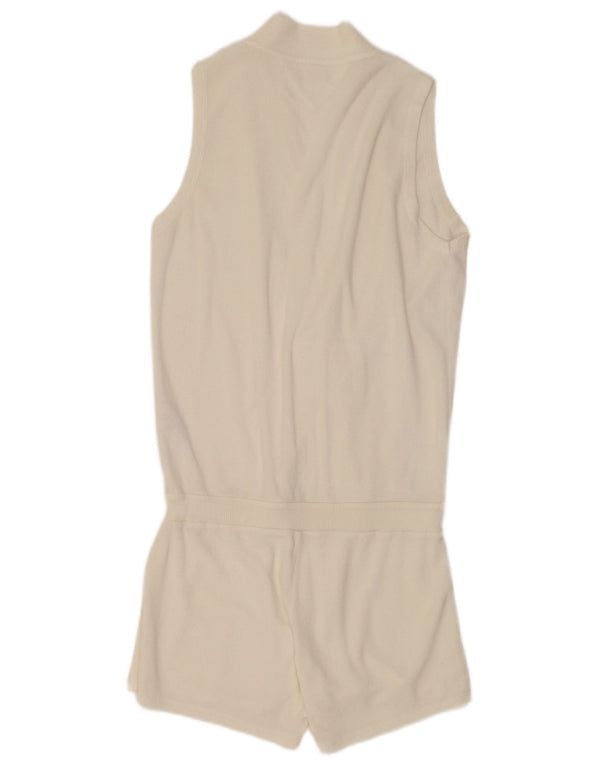 Tommy Hilfiger Γυναικείο Αμάνικο Playsuit UK 10 Small White Βαμβακερό