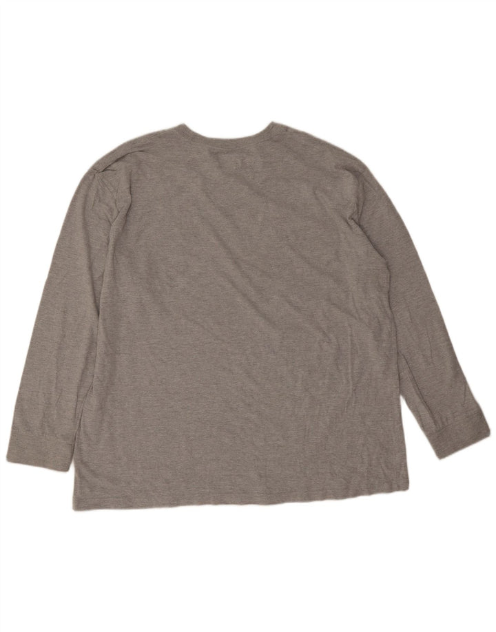 Ανδρικό τοπ Dickies μακρυμάνικο 2XL, βαμβακερό γκρι