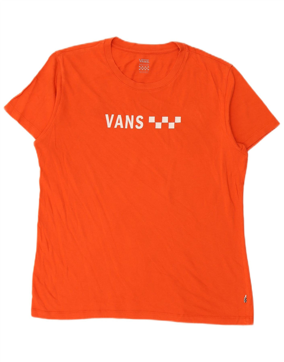 VANS Mens Graphic T-Shirt Top Medium Orange