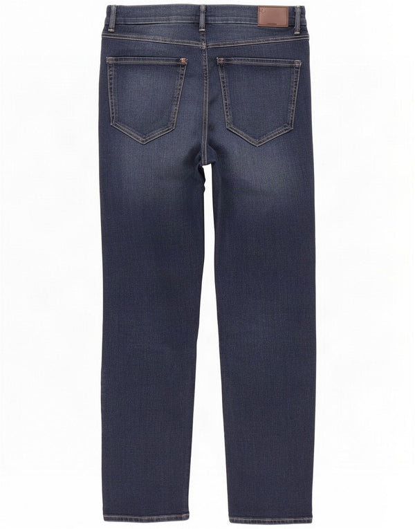 Marks & Spencer Womens The Magic Straight Jeans UK 12 Medium W30 L28 Blue