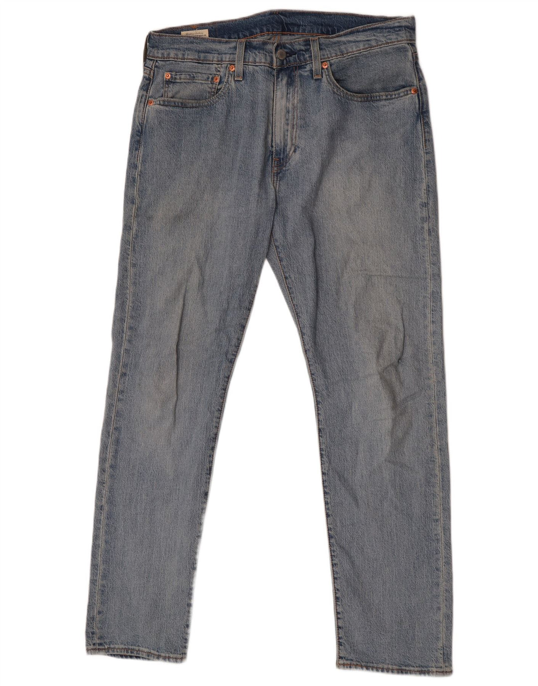 Levi's Mens 502 Tapered Jeans W32 L32 Blue Cotton