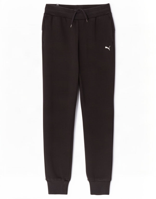 Puma Γυναικεία φόρμα παντελόνι Joggers UK 6 XS Μαύρο βαμβακερό