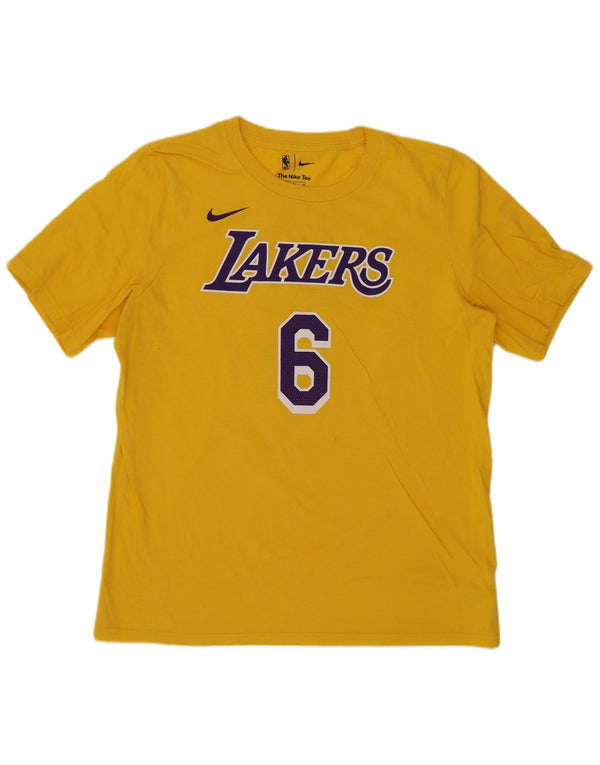 Γραφικό T-shirt Nike Boys Lakers Top 13-14 ετών XL Yellow