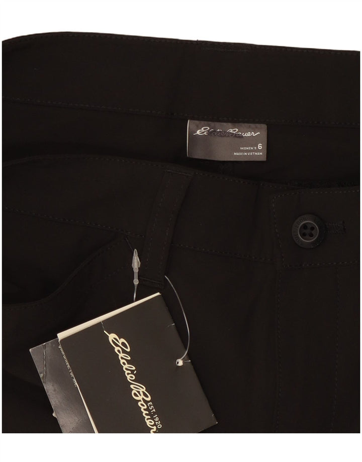 Γυναικείο παντελόνι Capri Eddie Bauer US 6 Medium W30 L20 μαύρο πολυεστέρα