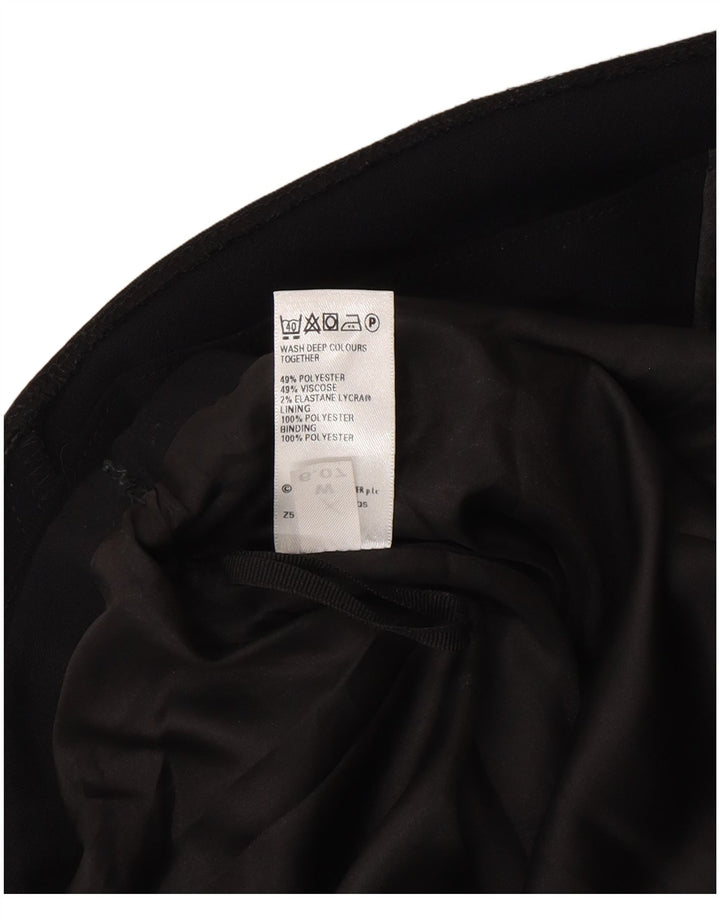Marks & Spencer Γυναικεία φούστα σε γραμμή Α UK 14 Medium W30 Μαύρο Πολυεστέρας