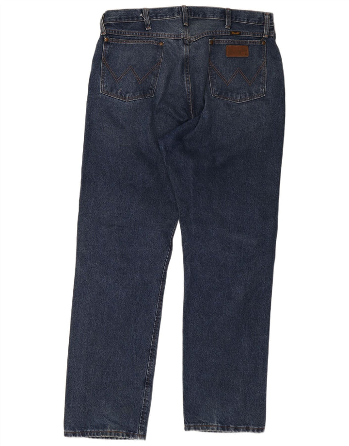 Ανδρικό τζιν Wrangler ίσιο W38 L32 Μπλε βαμβακερό