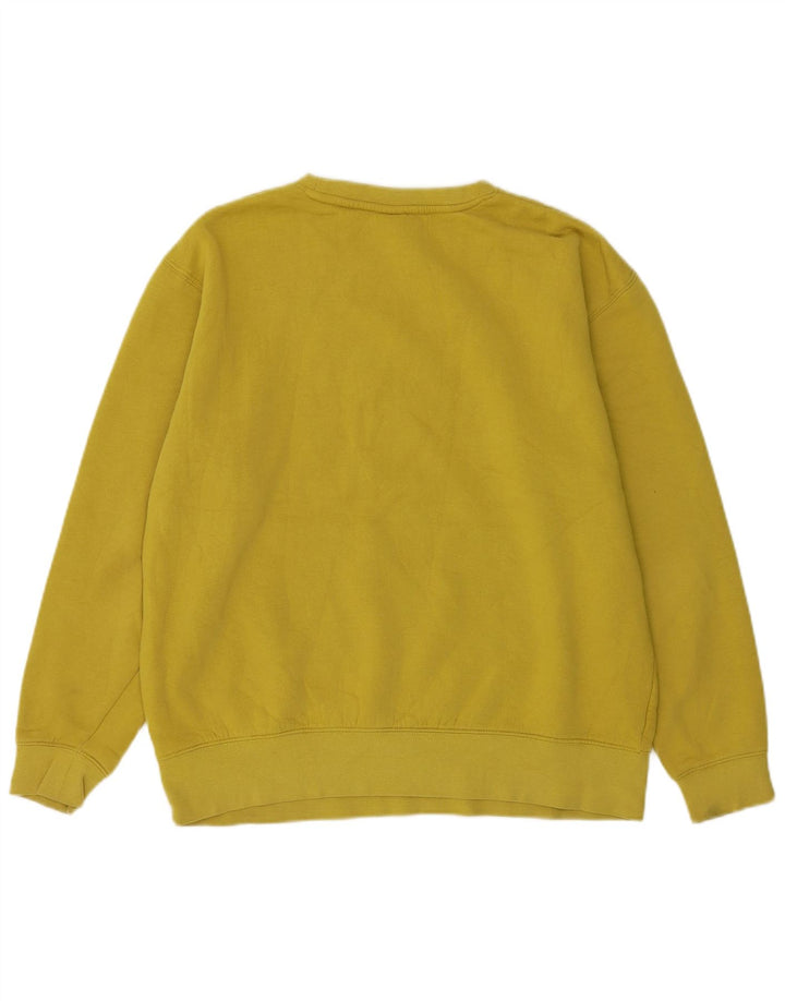 Ανδρικό φούτερ Zara Jumper Μεσαίο κίτρινο βαμβακερό