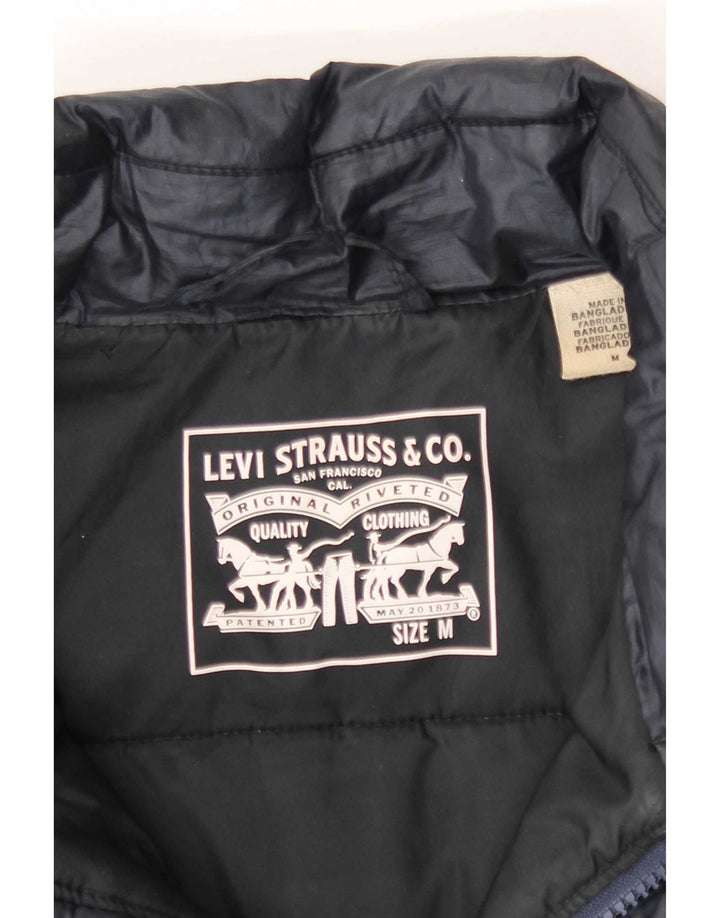 Ανδρικό μπουφάν Levi's με επένδυση UK 38 Medium Navy Blue Polyester