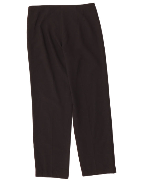 Marks & Spencer Γυναικείο ίσιο casual παντελόνι UK 8 Small W28 L28 μαύρο