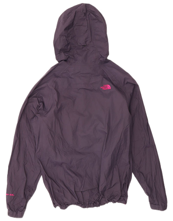The North Face Womens Hooded Rain Jacket UK 14 Medium  Purple Nylon