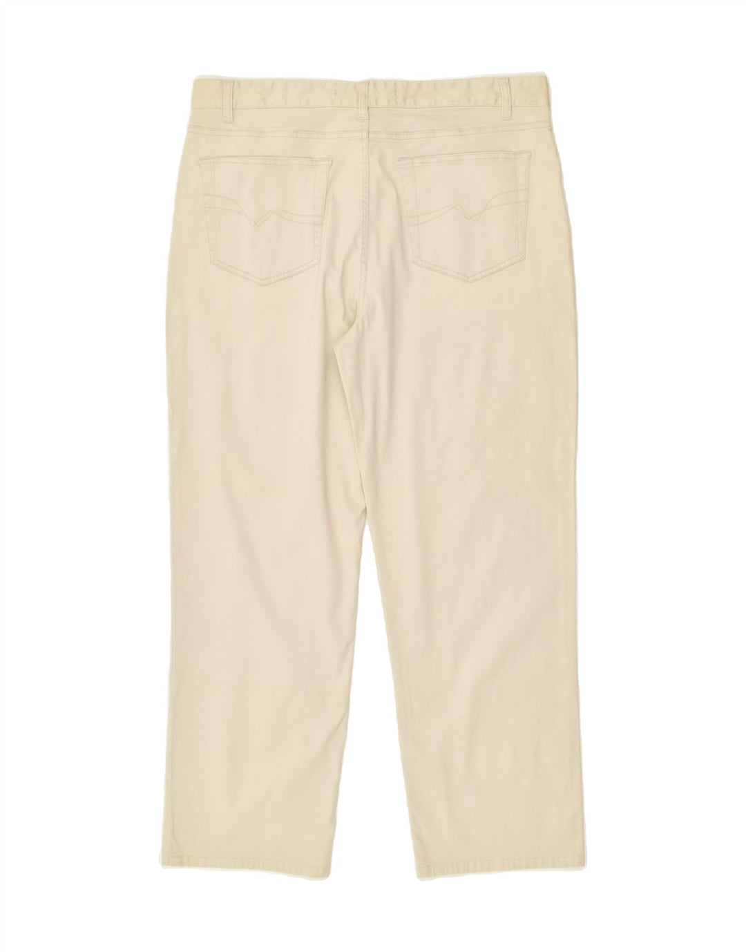 NAUTICA Mens Rigger Straight Classic Fit Casual Trousers W36 L27 Beige | Vintage Nautica | Thrift | Second-Hand Nautica | Used Clothing | Messina Hembry 