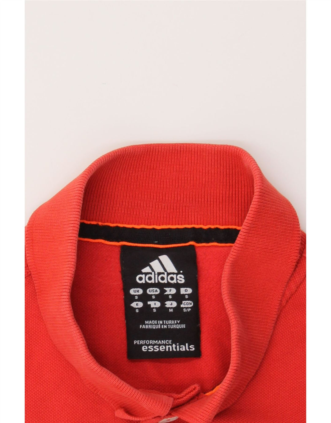 ADIDAS Mens Polo Shirt Small Red Cotton Vintage Adidas and Second-Hand Adidas from Messina Hembry 