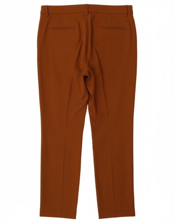 MASSIMO DUTTI Γυναικείο λεπτό παντελόνι Chino EU 40 Medium W30 L28 Καφέ