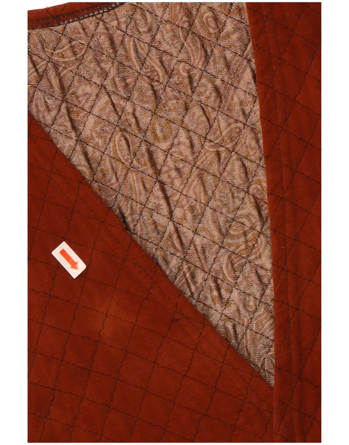 Vintage Ανδρικό Γιλέκο Μικρό Καφέ