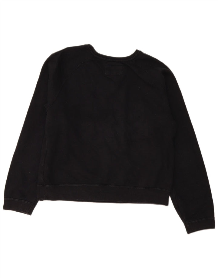 Hurley Γυναικεία υπερμεγέθη Crop γραφική φούτερ Jumper UK 10 Small Black
