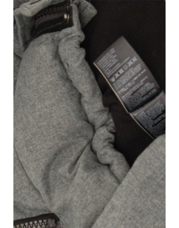 Superdry Ανδρικό μπουφάν με κουκούλα με επένδυση UIK 38 Medium Grey Polyester