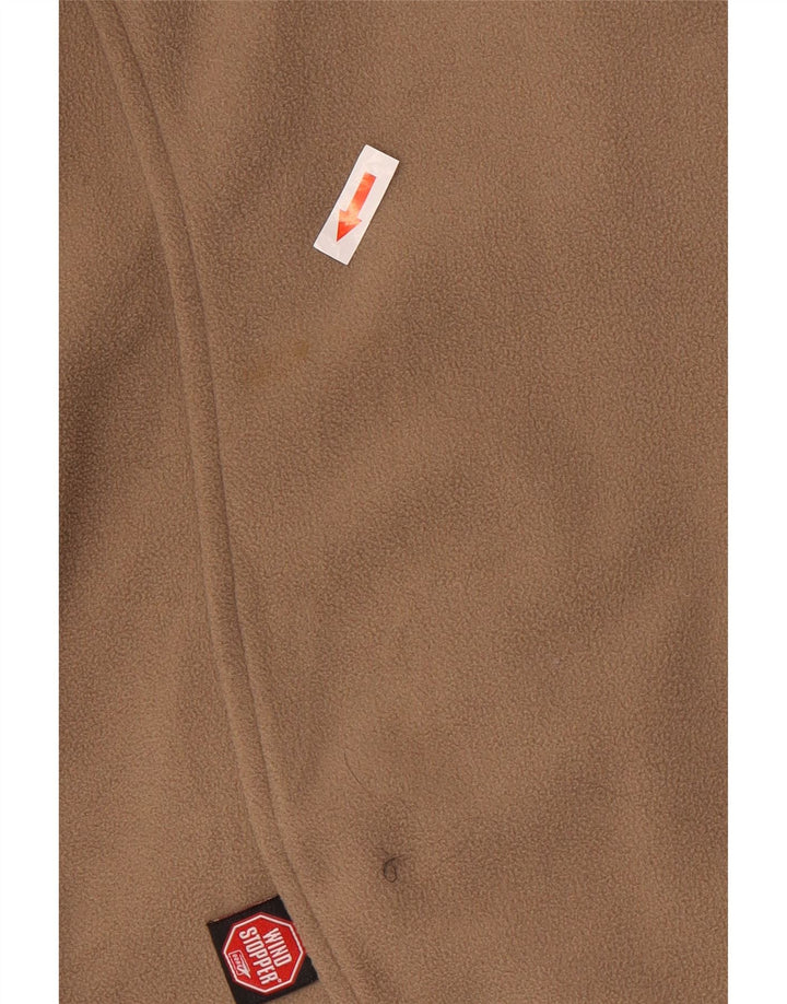 JACK WOLFSKIN Γυναικείο Fleece Jacket UK 10 Small Brown Colourblock Πολυεστέρας