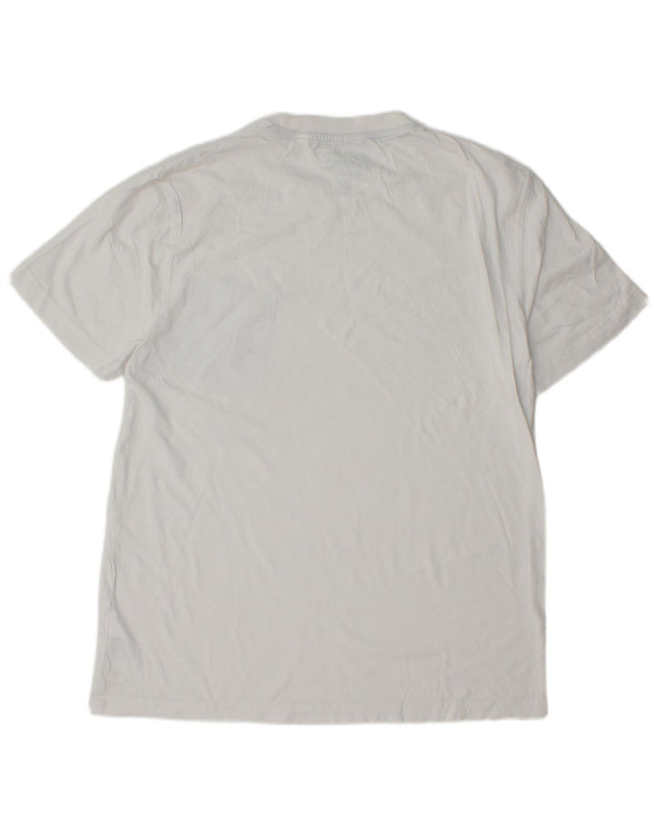 Ανδρικό T-Shirt PENGUIN Top μεγάλο λευκό βαμβακερό με στίγματα