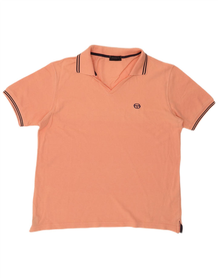 SERGIO TACCHINI Ανδρικό μπλουζάκι πόλο IT 56 XL Πορτοκαλί βαμβακερό