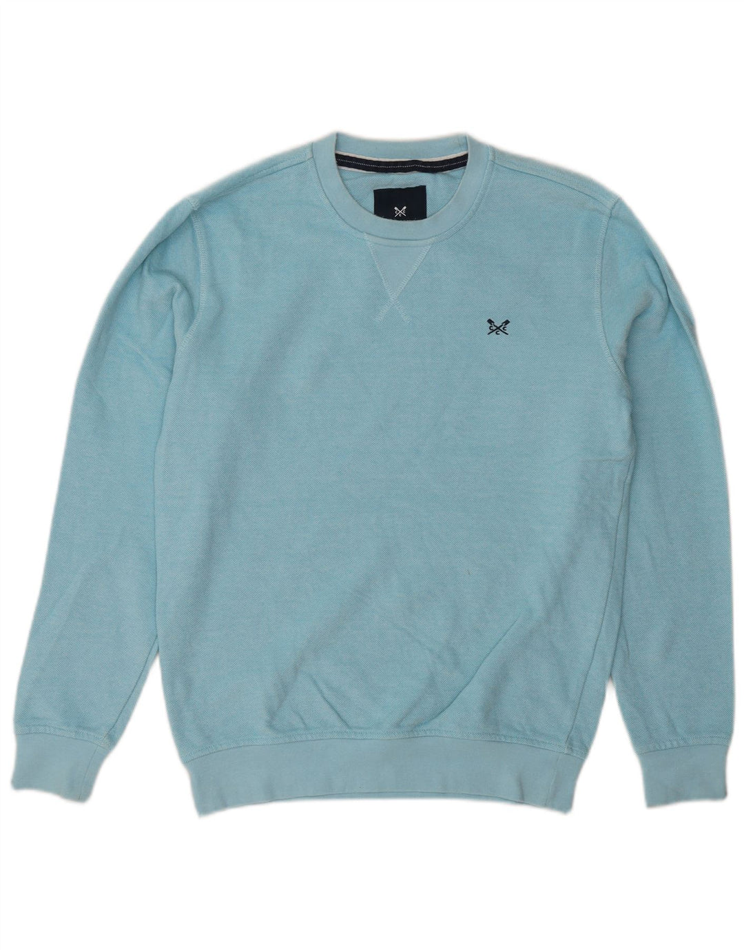 Ανδρικό φούτερ Crew Clothing Jumper Μικρό Μπλε Βαμβακερό