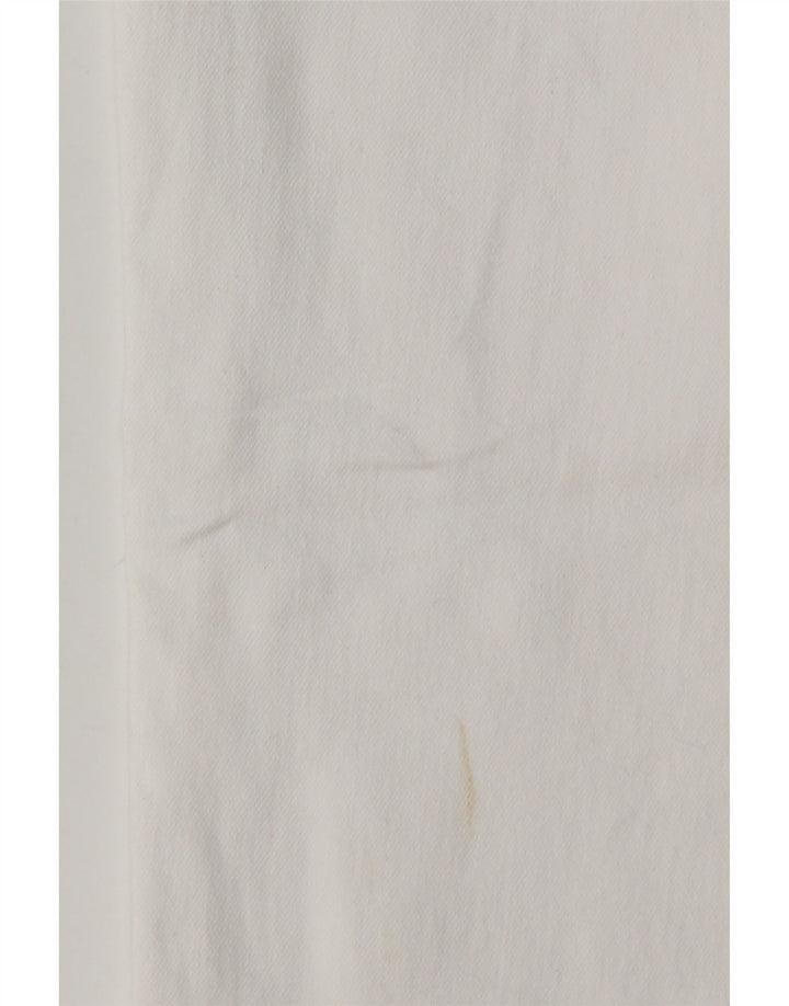 ZARA Γυναικείο Slim Jeans EU 34 2XS W24 L27 Λευκό