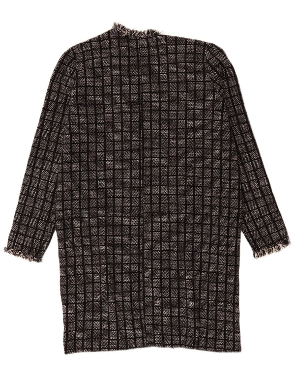 Ζακέτα Zara Γυναικεία Loose Fit UK 14 Medium Black Geometric
