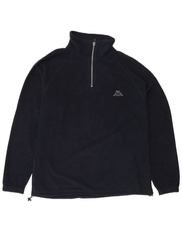 Kappa Ανδρικό φερμουάρ με φερμουάρ Fleece Jumper Medium Navy Blue Polyester Sports