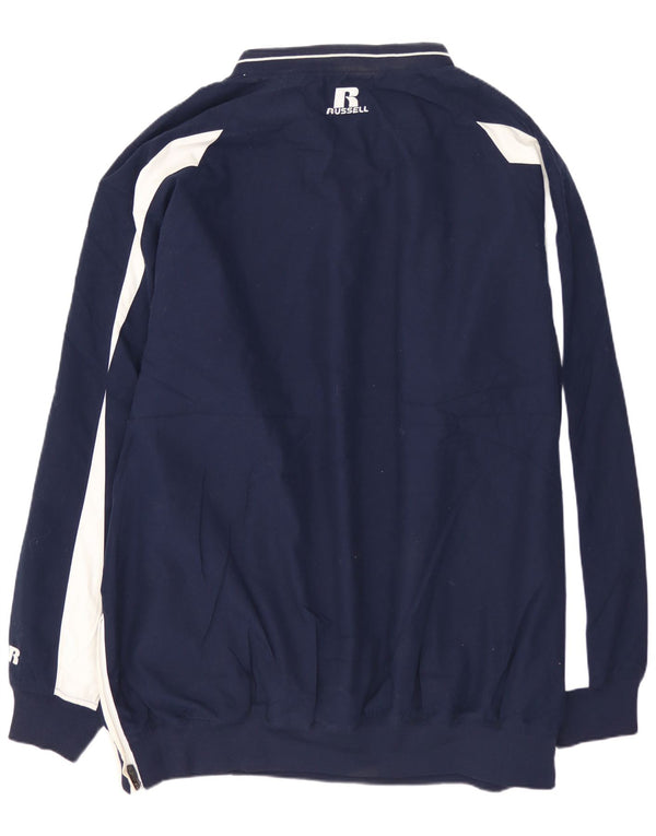 Ανδρικό φούτερ RUSSELL ATHLETIC Jumper XL Navy Blue Colorblock Πολυεστέρας