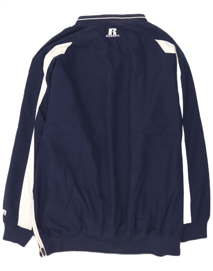 Ανδρικό φούτερ RUSSELL ATHLETIC Jumper XL Navy Blue Colorblock Πολυεστέρας