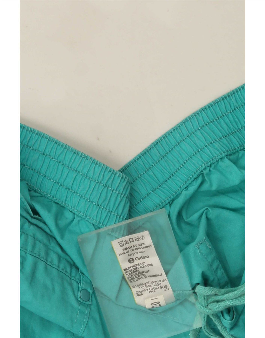 Marks & Spencer Γυναικεία βερμούδα UK 16 Large W36 L18 Τιρκουάζ