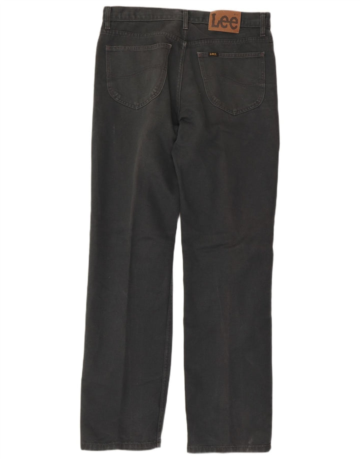 Ανδρικό τζιν ίσιο LEE W34 L32 Γκρι βαμβακερό