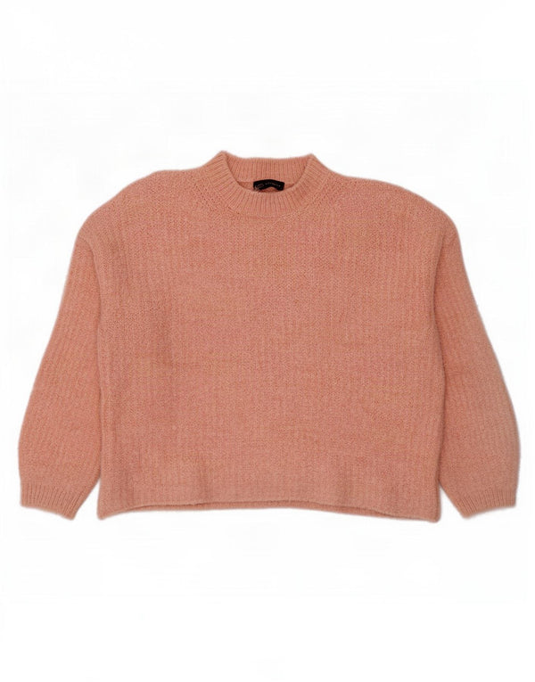 Marks & Spencer Γυναικείο πουλόβερ με λαιμό χελώνα UK 14 Medium Pink
