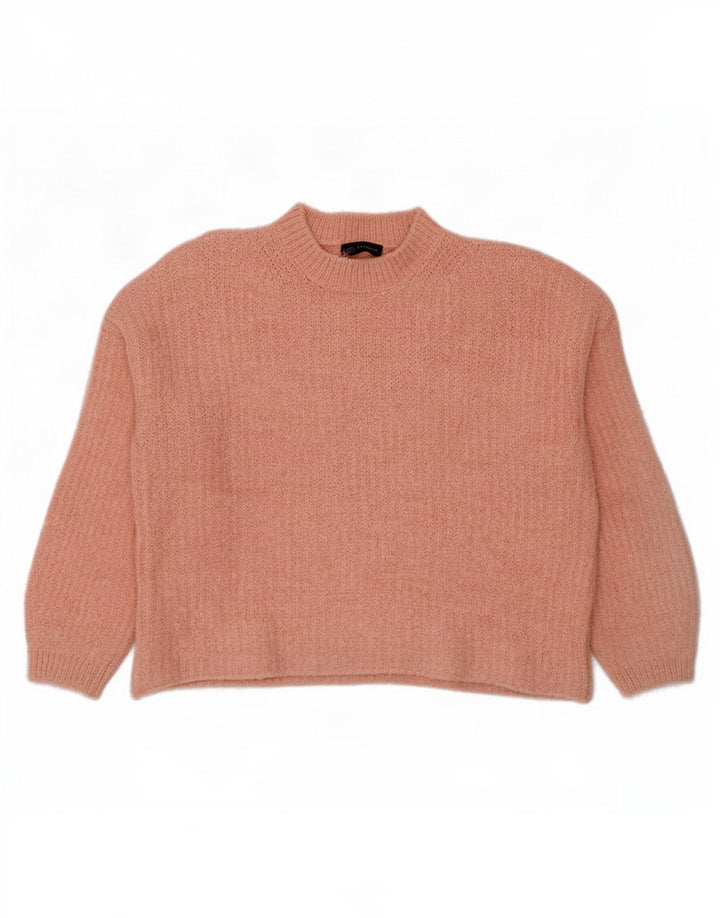 Marks & Spencer Γυναικείο πουλόβερ με λαιμό χελώνα UK 14 Medium Pink