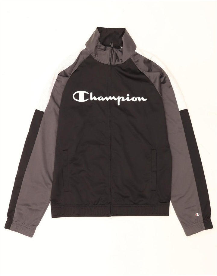 Ανδρική φόρμα Champion Graphic Top Jacket Medium Black Colourblock