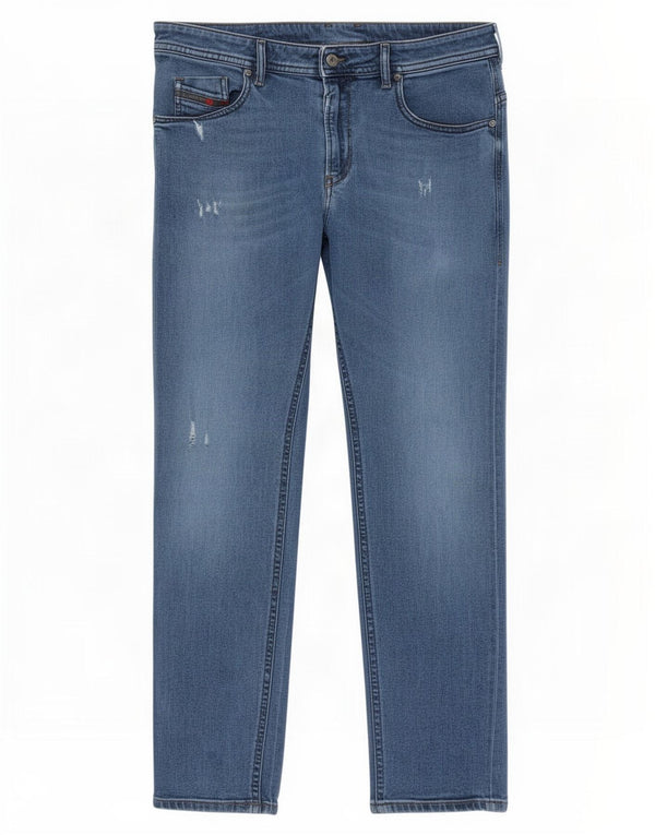 Ανδρικά Diesel Distressed Slim Jeans W34 L30 Blue Cotton