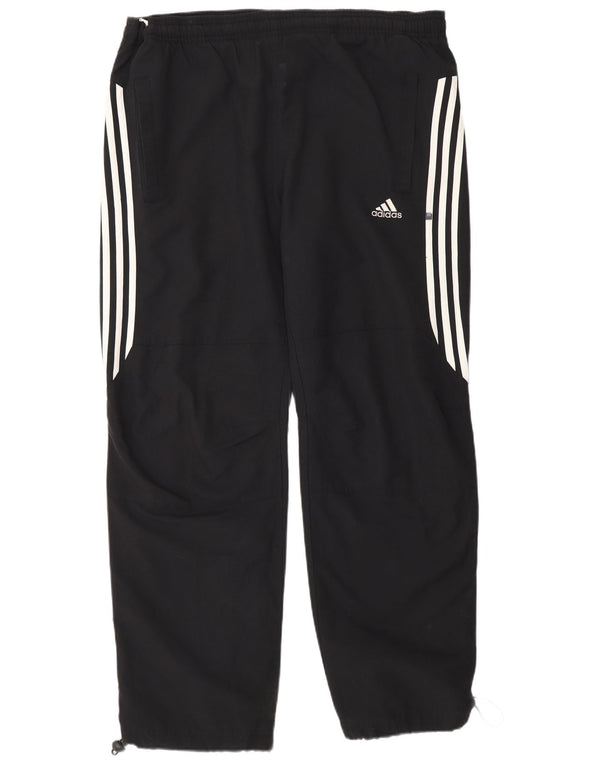 Ανδρική αθλητική φόρμα Adidas, μεσαίο μαύρο πολυεστέρα