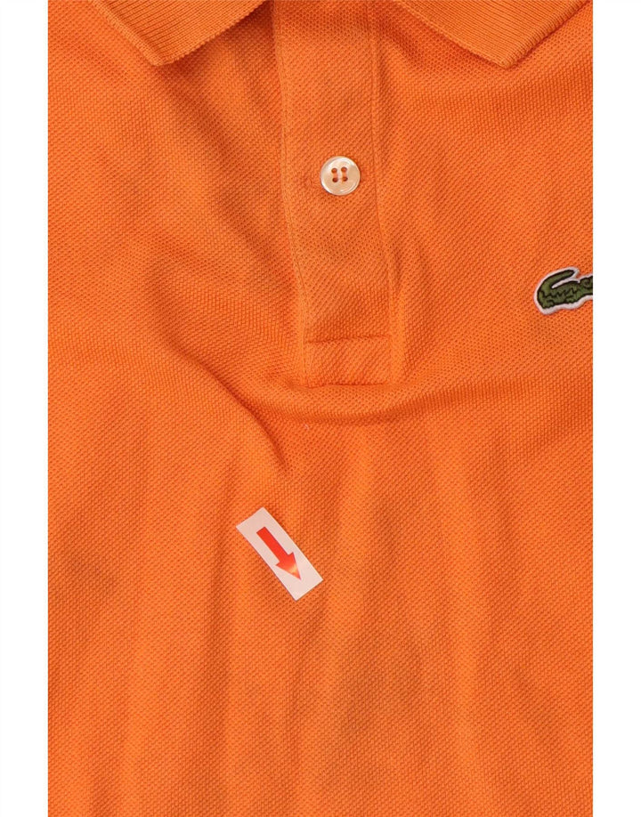 Lacoste Boys Polo πουκάμισο 13-14 ετών πορτοκαλί βαμβακερό